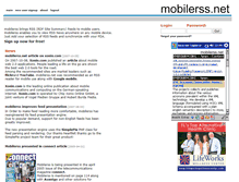Tablet Screenshot of mobilerss.net
